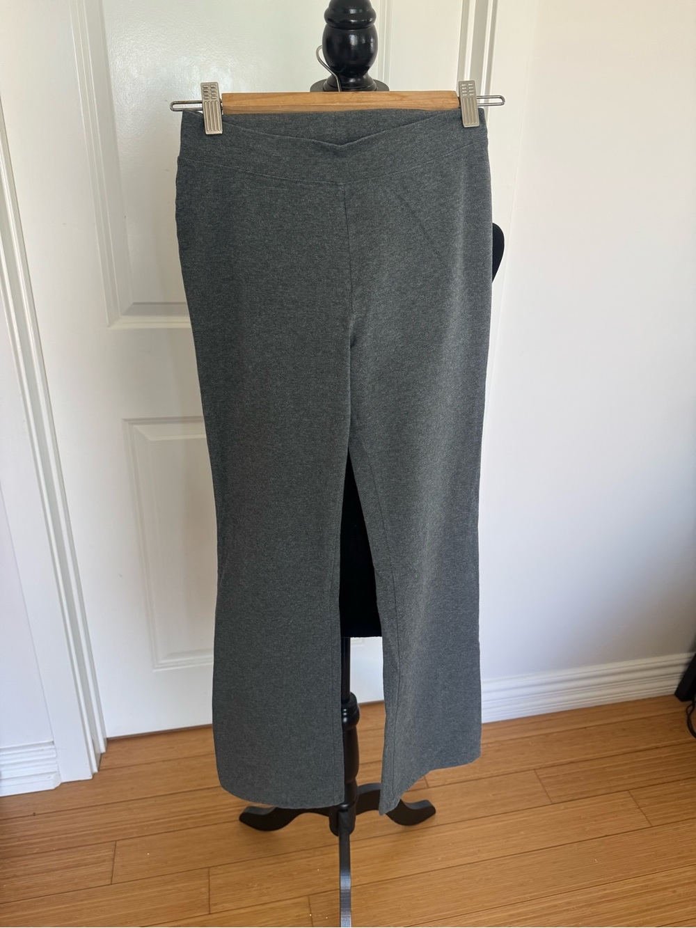 Moda International Yoga Pants Charcoal Gray